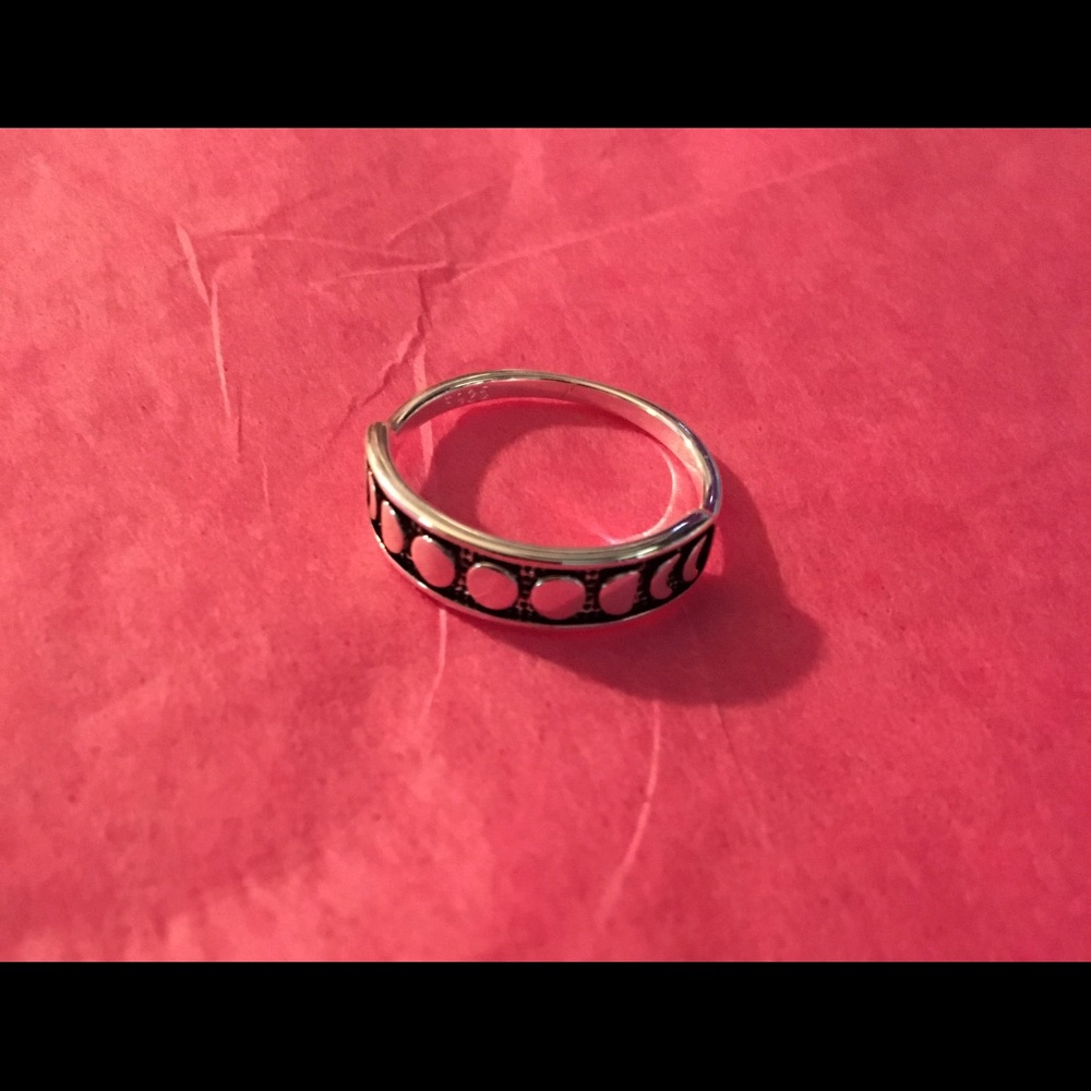 Cute Moon Phase Ring Size 7